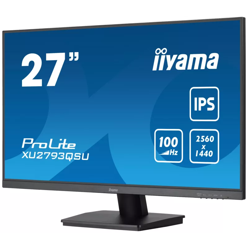 iiyama ProLite XU2793QSU-B6 computer monitor 68.6 cm (27 inch) 2560 x 1440 pixels Wide Quad HD LED Black