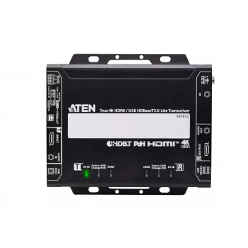AV transmitter & receiver ATEN True 4K HDMI/USB HDBT3.0-Lite – 4096×2160 @ up to 40 m, USB Type-A/Type-B, DC power