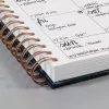 Writing notebook A5 Sigel JN601 240 sheets Black Rose White