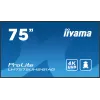 iiyama LH7575UHS-B1AG Signage Display Digital signage flat panel 190.5 cm (75 inch) LCD Wi-Fi 500 cd/m² 4K Ultra HD Black Built-in processor Android 11 24/7