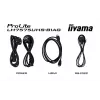 iiyama LH7575UHS-B1AG Signage Display Digital signage flat panel 190.5 cm (75 inch) LCD Wi-Fi 500 cd/m² 4K Ultra HD Black Built-in processor Android 11 24/7