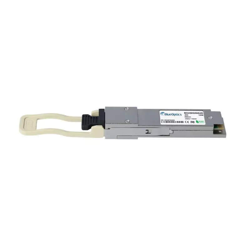 BlueOptics QSFP fiber optic transceiver module R9F97A-BO 40 Gbit/s MTP/MPO, 150 m, silver