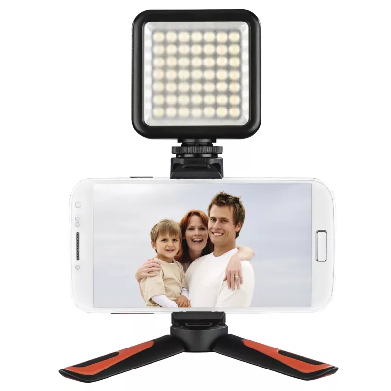 Hama Pocket II Rotation tripod Smartphone/Tablet 3 leg(s) Black, Red