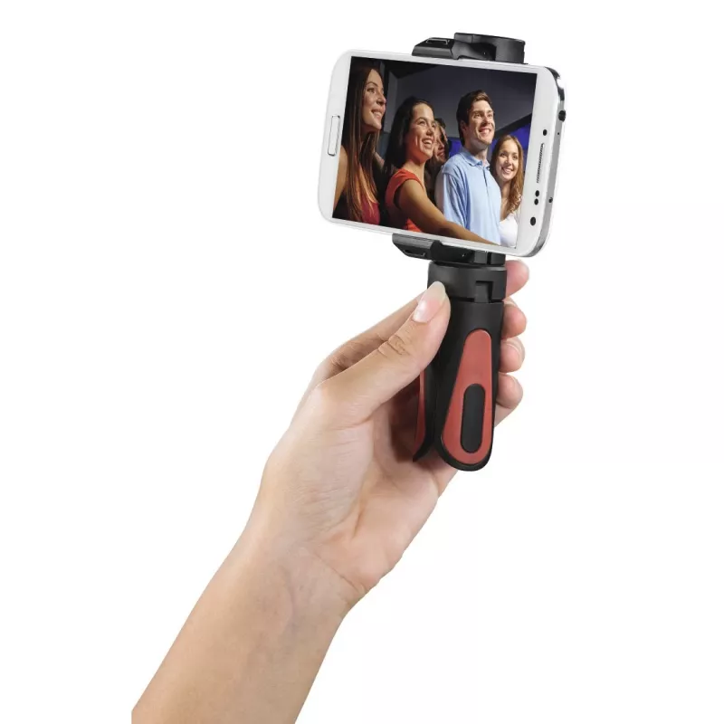 Hama Pocket II Rotation tripod Smartphone/Tablet 3 leg(s) Black, Red