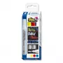 Chalk Marker Staedtler Lumocolor Bullet Blue Red White Yellow 4 pcs