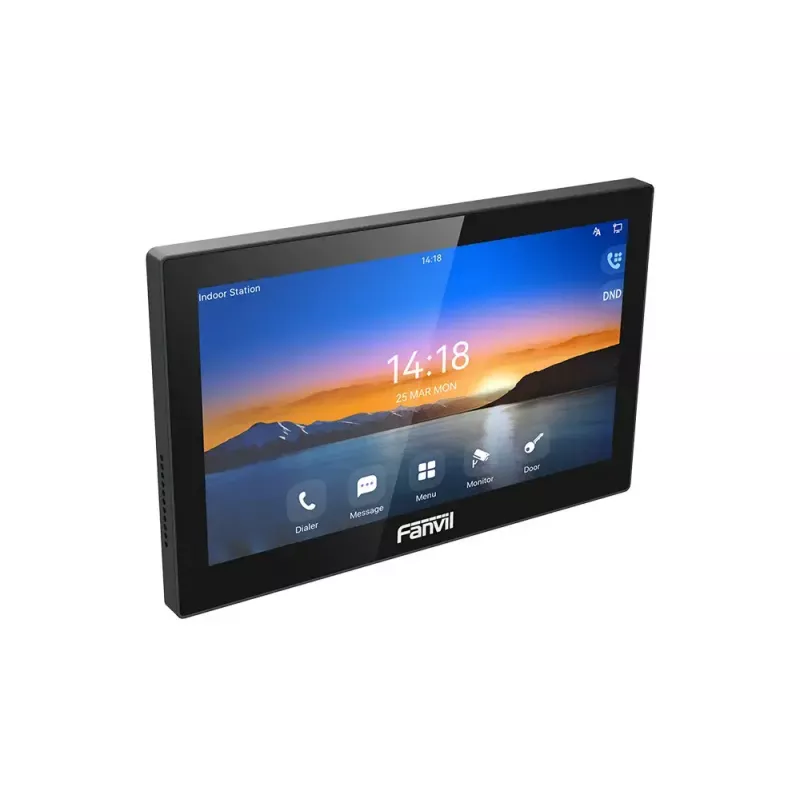 Video intercom Fanvil i504 with 17.8 cm (7 inch) LCD, 1024×600, 1080p, Fast Ethernet, black
