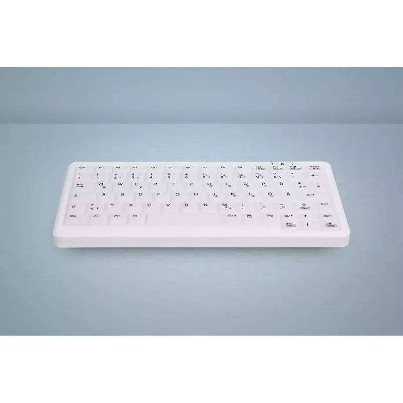 Keyboard cover Active Key AK-C4110 — silicone, German layout, 291×139×25 mm, white