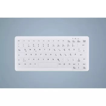 Keyboard cover Active Key AK-C4110 — silicone, German layout, 291×139×25 mm, white