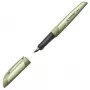 Fountain Pen STABILO Flow khaki Cartridge Blue Ink