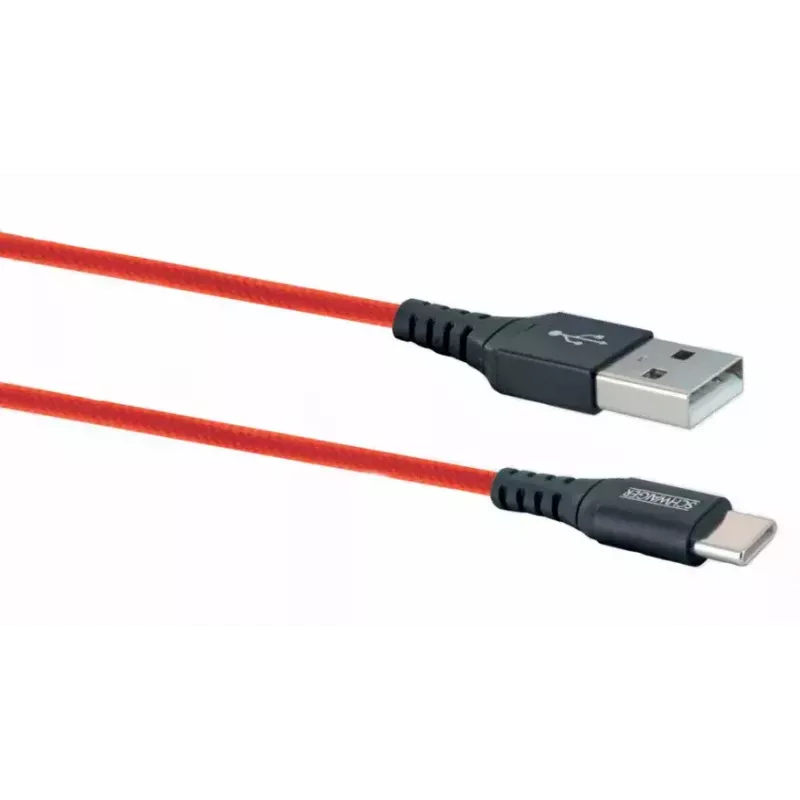 USB A to USB C cable SCHWAIGER LPRO510 501 — USB 3.2 Gen 1 (3.1 Gen 1), 1.2 m, red
