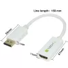 Techly DisplayPort 1.2 Male / HDMI Female Adapter 15cm White IADAP DP-HDMIF2