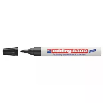 Permanent marker Bullet tip Edding 8300 Black