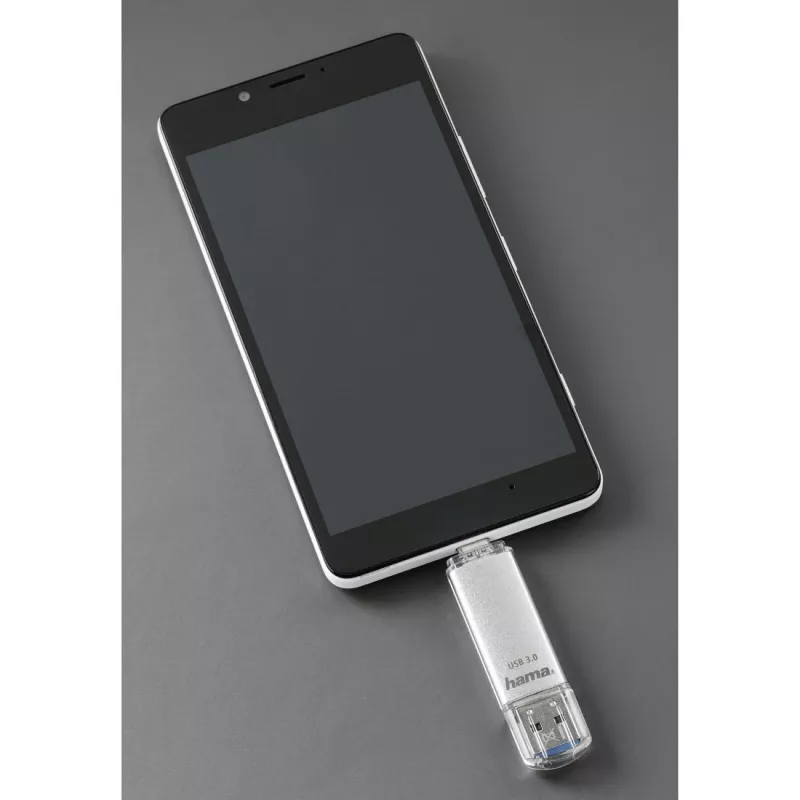 Hama C-Laeta USB flash drive 256 GB USB Type-A / USB Type-C 3.2 Gen 1 (3.1 Gen 1) Silver