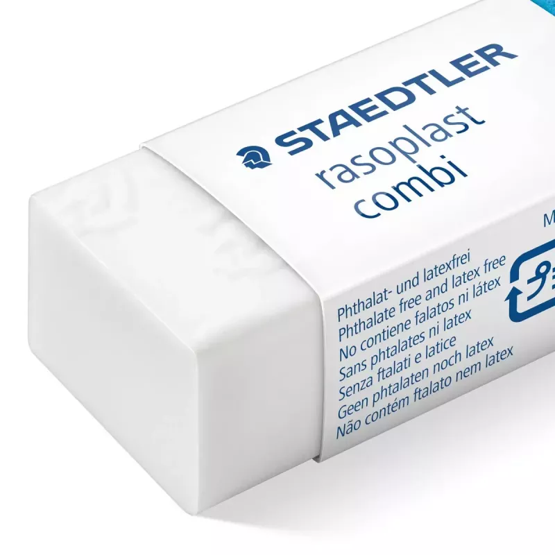 Eraser Staedtler rasoplast combi 526 BT, white, 43×19×13 mm, 1 pc