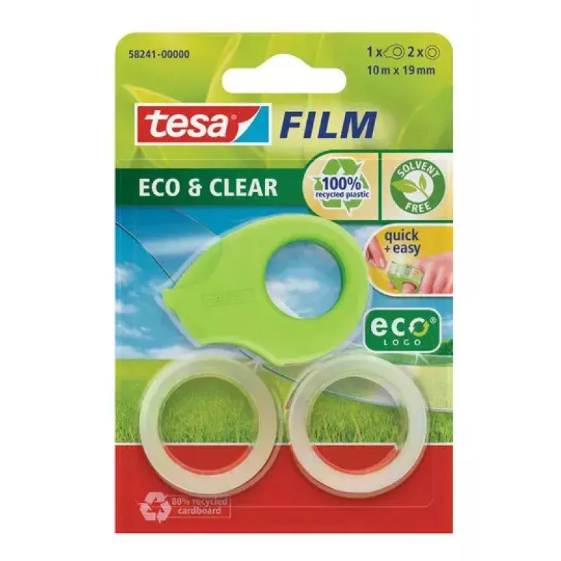Tape dispenser TESA 58241-00 Plastic Green