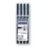 Permanent Marker Staedtler 31-9WP4GS Black 4 pc(s)