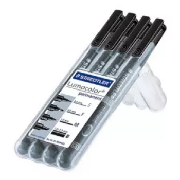 Permanent Marker Staedtler 31-9WP4GS Black 4 pc(s)