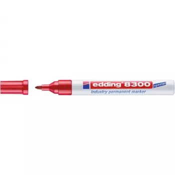 Permanent marker Bullet tip Edding 8300 Red