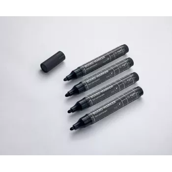 Marker Sigel BA012 4 pcs Black