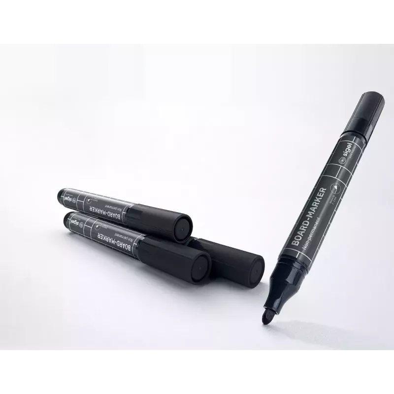 Marker Sigel BA012 4 pcs Black