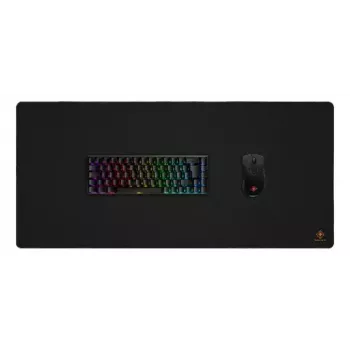 Mousepad DELTACO DMP450 XL gaming mouse pad, 900×400×4 mm, stitched edges, black
