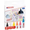 Glass marker Edding 95 6 pc(s) Bullet tip Black Blue Orange Pink White Yellow