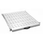Sliding rack shelf EQUIP 19 inch, 1U, 800 mm depth, light grey