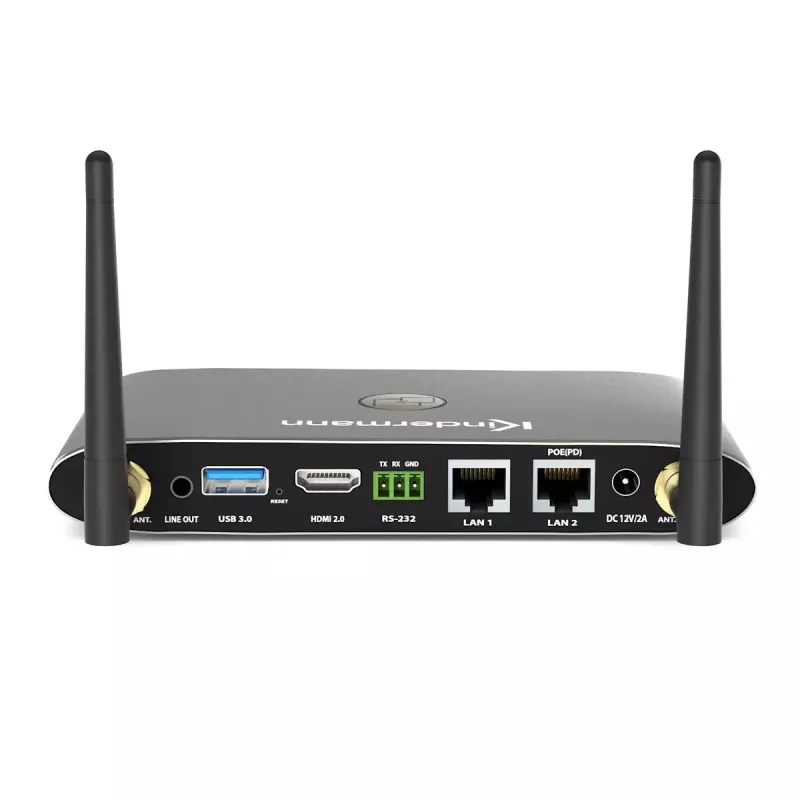 Wireless Presentation System Kindermann KLICK & SHOW K-40 Desktop Graphite