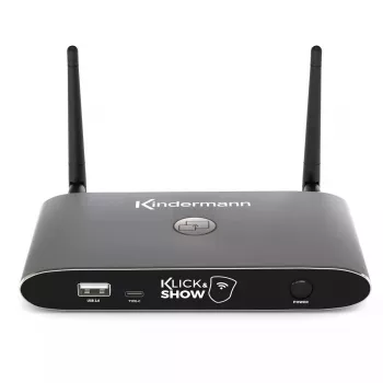 Wireless Presentation System Kindermann KLICK & SHOW K-40 Desktop Graphite