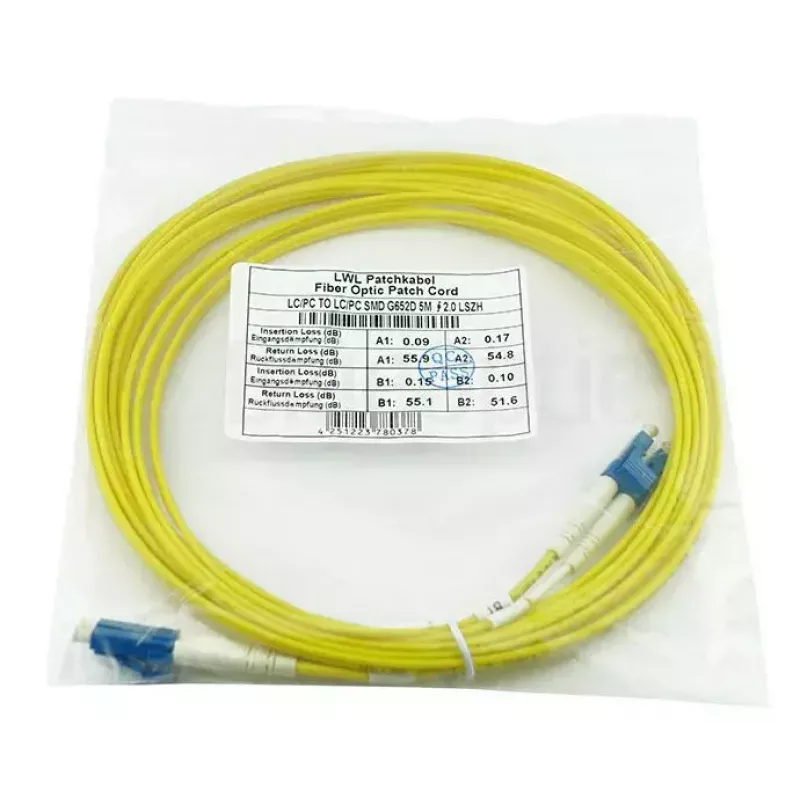 Fibre optic cable BlueOptics CAB-SMF-LC-LC-7-BO 7.5 m G.657.A1 LC LC