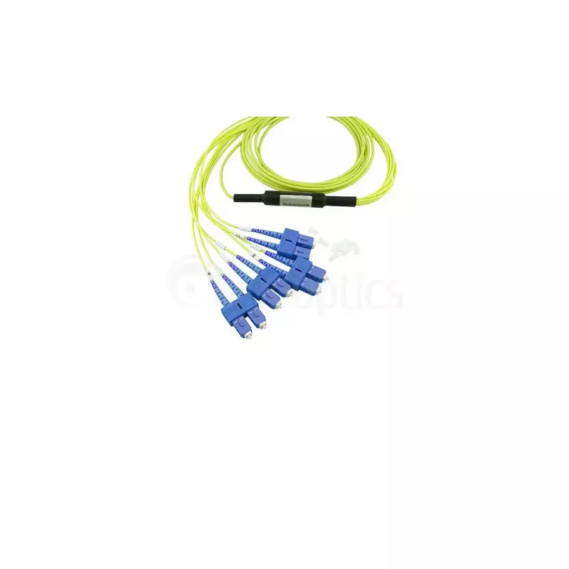 BlueOptics fibre optic cable SFP5142BU10MKB 10 m, G.657.A1, 4x SC to MPO, yellow
