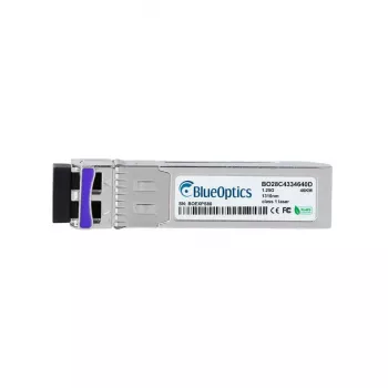 Fiber optic SFP transceiver BlueOptics BTI-SFP-GBDC40L-DD-49/31S-BO — 1250 Mbit/s, cSFP, metal housing, silver