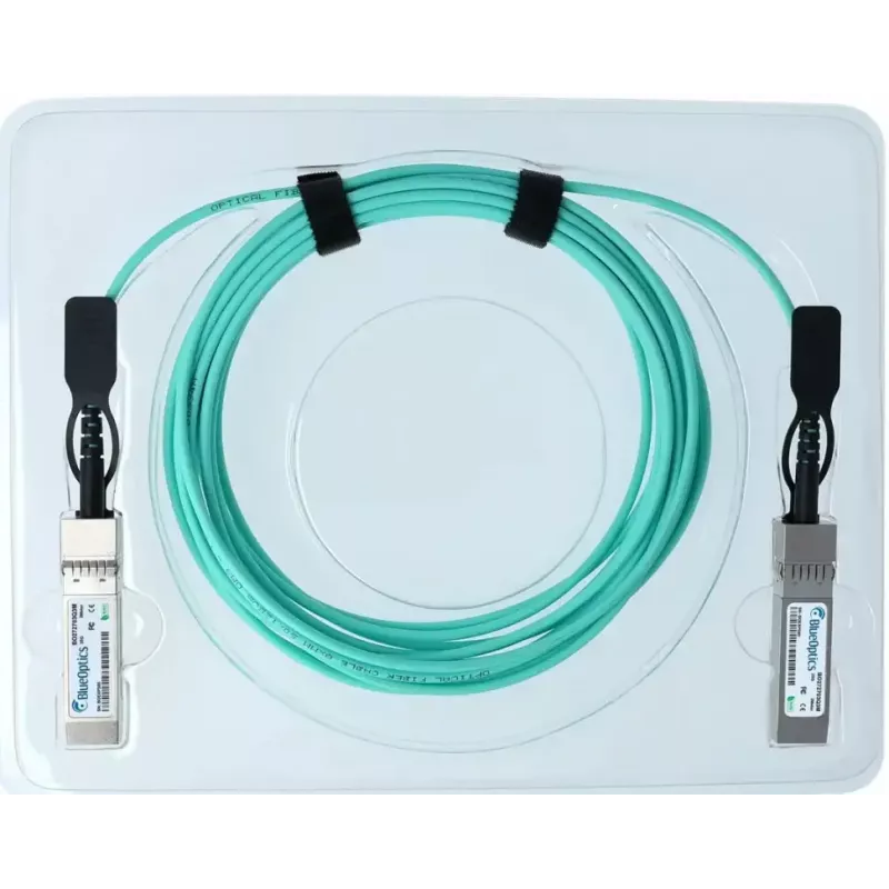 BlueOptics SFP28 AOC 25 m twin SFP28 active optical cable, mint colour