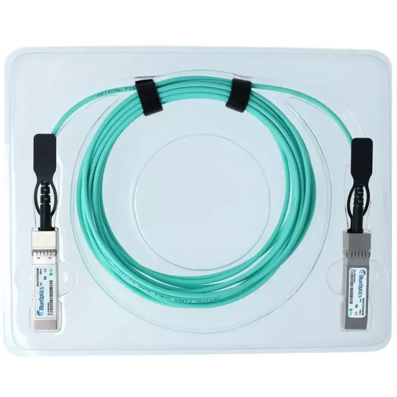 BlueOptics SFP28 Active Optical Cable UACC-AOC-SFP28-25M-BO, 25 m, SFP28–SFP28, aqua