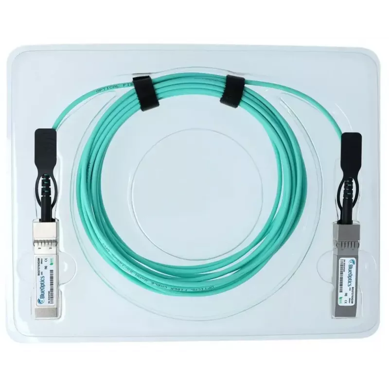 BlueOptics InfiniBand / fiber optic cable SFP28 25 m, Aqua, male-to-male