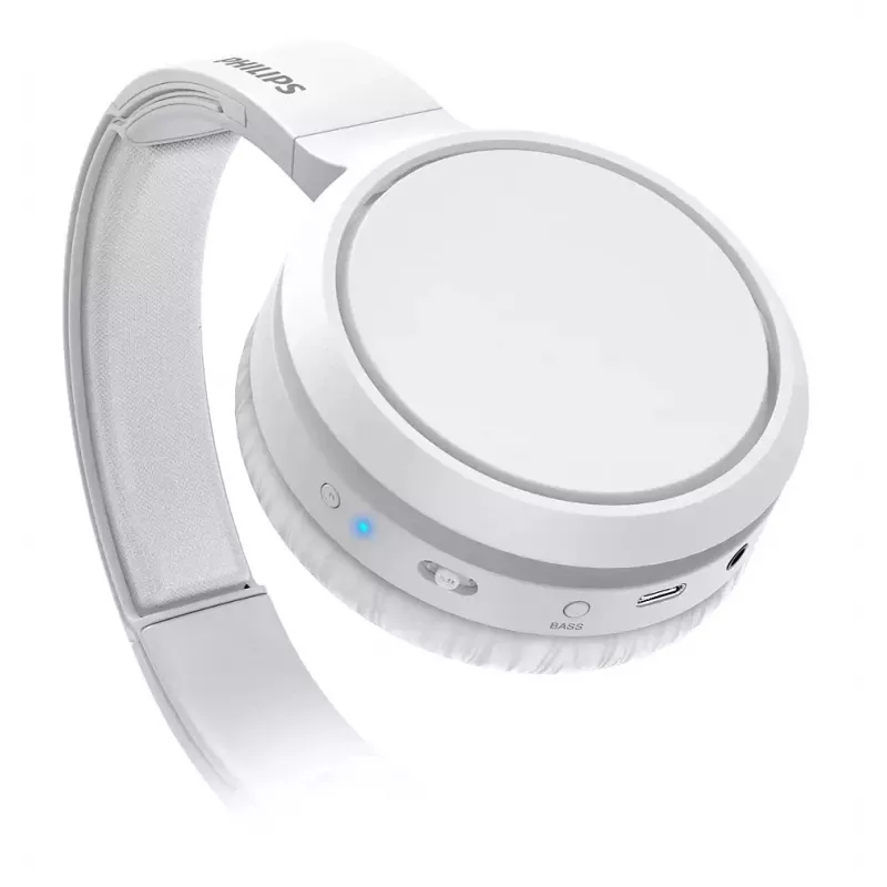 Philips 5000 series TAH5205WT/00 headphones/headset Wireless Head-band Music USB Type-C Bluetooth White