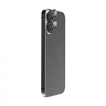 Lens cover d bramante eco-lens Pro — Transparent glass and plastic, for iPhone 17/16/16 Plus
