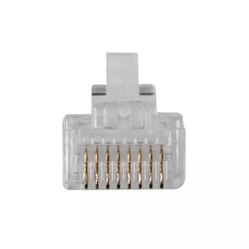 ACT RJ45 (8P/8C) modulaire connector for round cable with stranded conductors