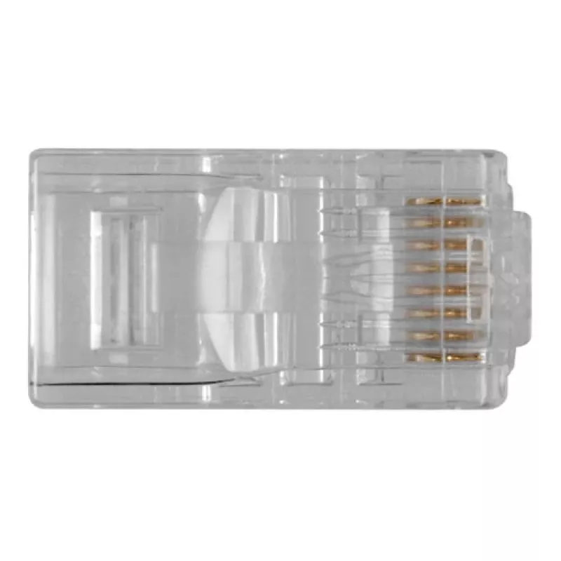 ACT RJ45 (8P/8C) modulaire connector for round cable with stranded conductors