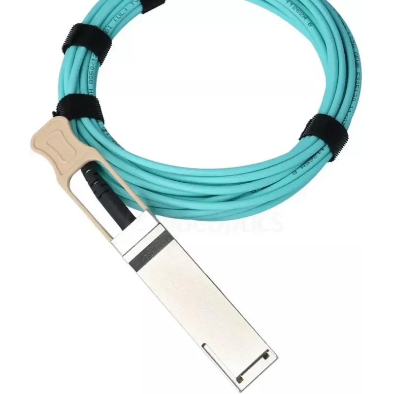 Fibre optic InfiniBand cable BlueOptics QSFP56–QSFP56 5 m, orange