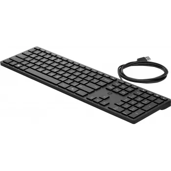 Keyboard HP Wired Desktop 320K — Full-size USB, membrane, black