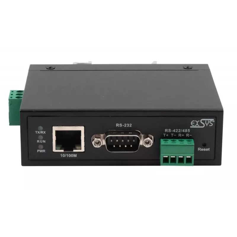 EXSYS EX-61001 serial server RS-232/422/485 DC 12-48V