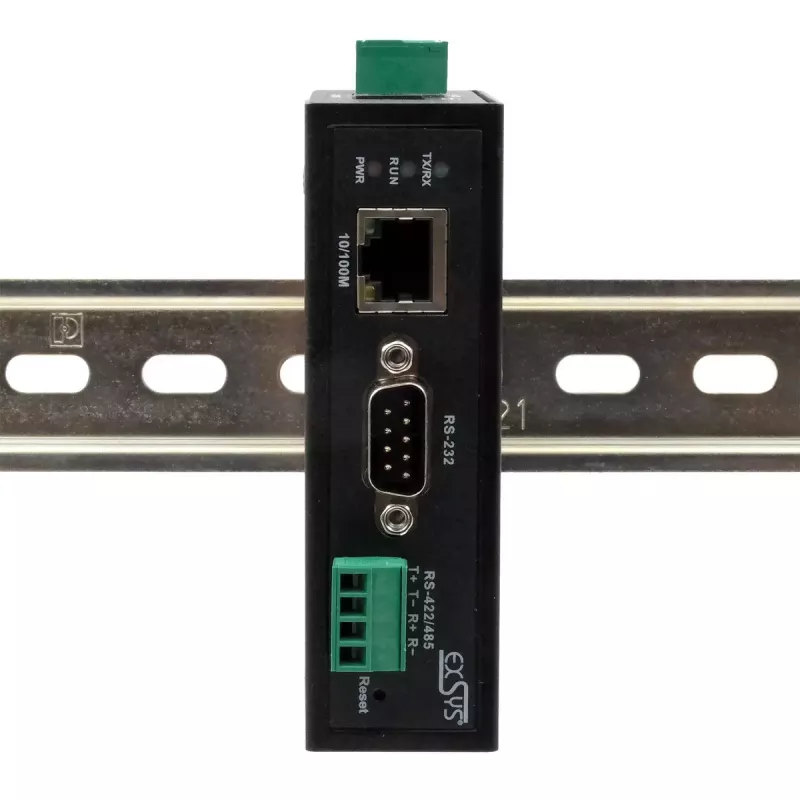 EXSYS EX-61001 serial server RS-232/422/485 DC 12-48V