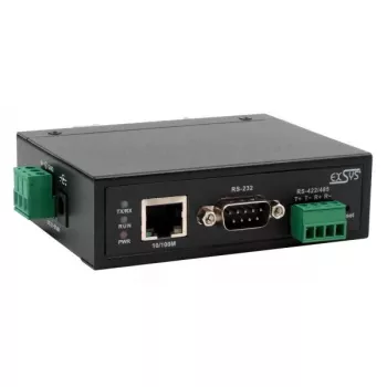 EXSYS EX-61001 serial server RS-232/422/485 DC 12-48V