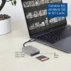 Card Reader ACT AC7056 USB 3.2 Gen 1 Type-C Grey MicroSD SD