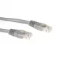 ACT Grey 0.25 meter U/UTP CAT6 patch cable with RJ45 connectors