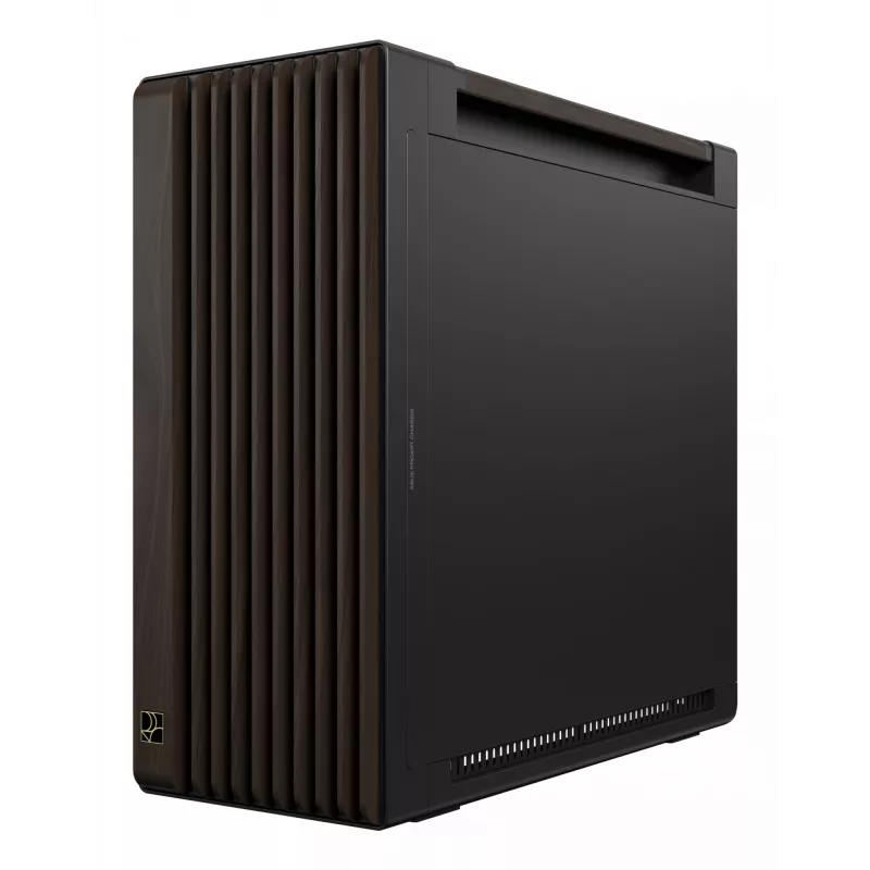 ASUS ProArt PA602 Wood Edition Modern Black - Tempered Glass Panel Midi Tower Black, Wood