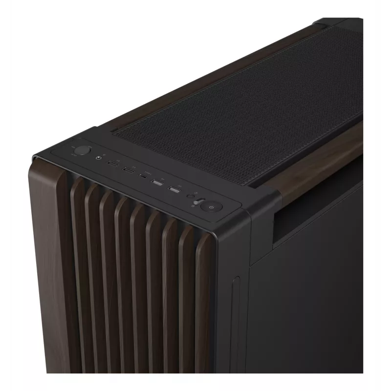 ASUS ProArt PA602 Wood Edition Modern Black - Tempered Glass Panel Midi Tower Black, Wood