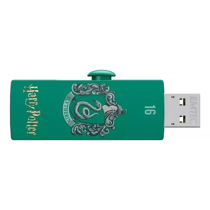 USB flash drive EMTEC M730 Slytherin 16 GB, USB Type-A 2.0, slide form, green