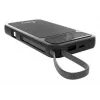 Powerbank MediaRange MRMA753 10,000 mAh LiPo with integrated cables, LC-display, USB-C PD & Quick Charge, black